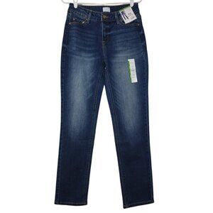 Time & Tru Women's Regular Fit Jeans, Size 6, Dark Wash. NWT